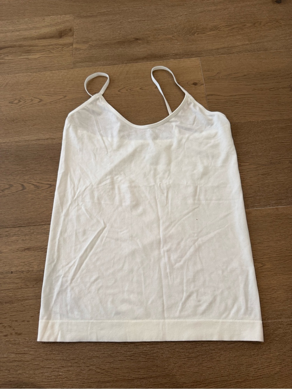 BOODY White Women's Slim Camisole with Spaghetti Straps